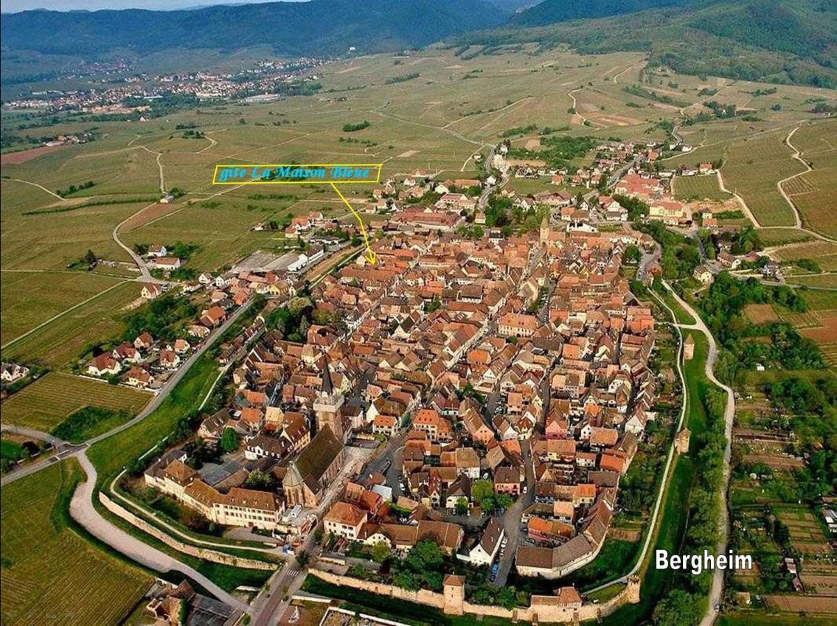Gite La Maison Bleue Bergheim Esterno foto